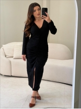 VESTIDO THAYANE INVERNO - PRETO