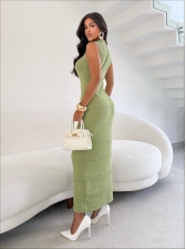 VESTIDO GEISE - VERDE MALVA
