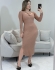 VESTIDO MODAL VERIDIANA - Bege novo