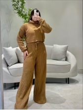 CONJUNTO MOUSSE AURORA - CARAMELO