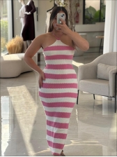 VESTIDO MODAL ANTONELLA - Rosa prisma com off