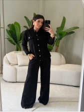 CONJUNTO MOUSSE JOSEFA - PRETO