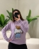 BLUSA MOUSSE URSO BRUNA - LILAS