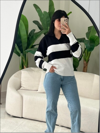 BLUSA POLO LISTRADA TELMA
