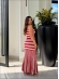 CONJUNTO POSITANO - LISTRADO - VERMELHO