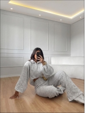 CONJUNTO MOUSSE LIGIA - BRANCO MESCLA