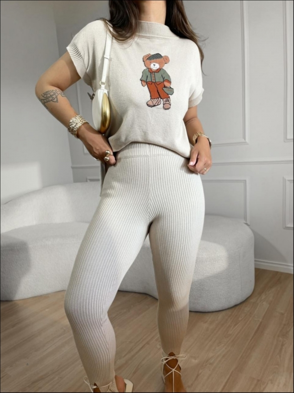 CONJUNTO URSO JOSY - AREIA