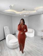 VESTIDO POLIANA - Telha