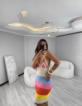 VESTIDO MILENA - Areia/Amarelo/Coral/Rosa/Azul