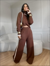 CONJUNTO MODAL MARCELA - Marrom com areia