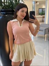 REGATA BICOLOR POLO - ROSE