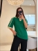 TSHIRT LISTRAS LYRA - VERDE BANDEIRA