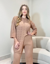 BLUSA RENDADA LILIAN - Bege novo