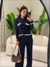 CONJUNTO ELISANGELA - AZUL MARINHO
