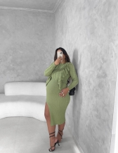 BLUSA BABADOS VERBÊNIA - Verde malva