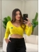 CROPPED SAMIRA BANDEIRA - VERDE LIMA