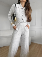 CONJUNTO MOUSSE JOSEFA - BRANCO MESCLA