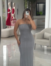 VESTIDO VANUZA - Cinza