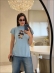 BLUSA URSO JOSY - AZUL BEBE