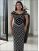 VESTIDO JACARD HELOISA - PRETO