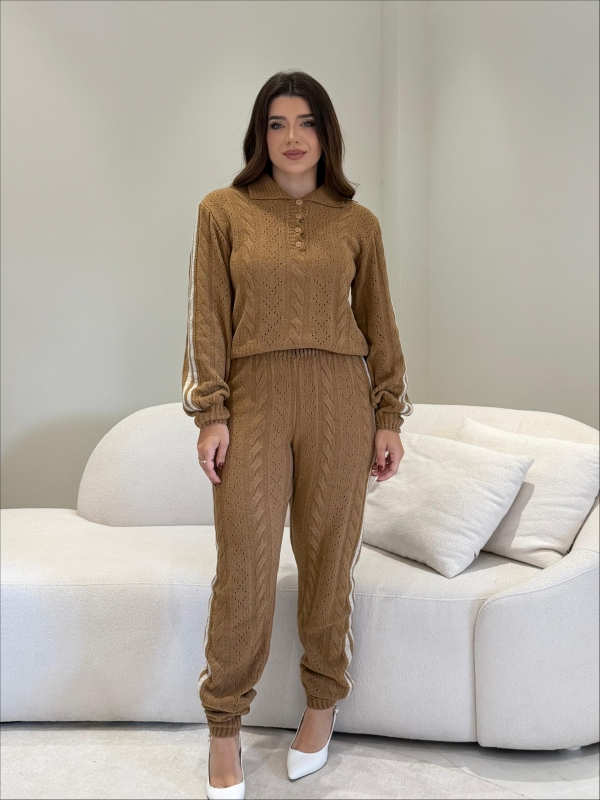 CONJUNTO MOUSSE LUCIELE - CARAMELO