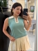REGATA BICOLOR POLO - VERDE MENTA