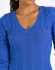 VESTIDO MODAL TRANÇA MARÍLIA - Azul bic