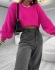 MAXI CROPPED FANG LARA - Pink