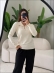 BLUSA ARY MANGA LONGA LISA - OFF WHITE