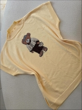 BLUSA URSO JOSY - Amarelo bebê