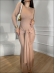 VESTIDO LONGO KIMBERLY - BEGE NOVO