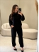 CONJUNTO FLORAL - PRETO