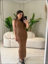 VESTIDO GEISE - CARAMELO