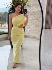 VESTIDO MODAL MAGNÓLIA - AMARELO