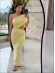 VESTIDO MODAL MAGNÓLIA - AMARELO
