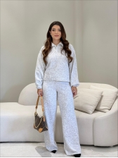 CONJUNTO MOUSSE LIGIA - BRANCO MESCLA