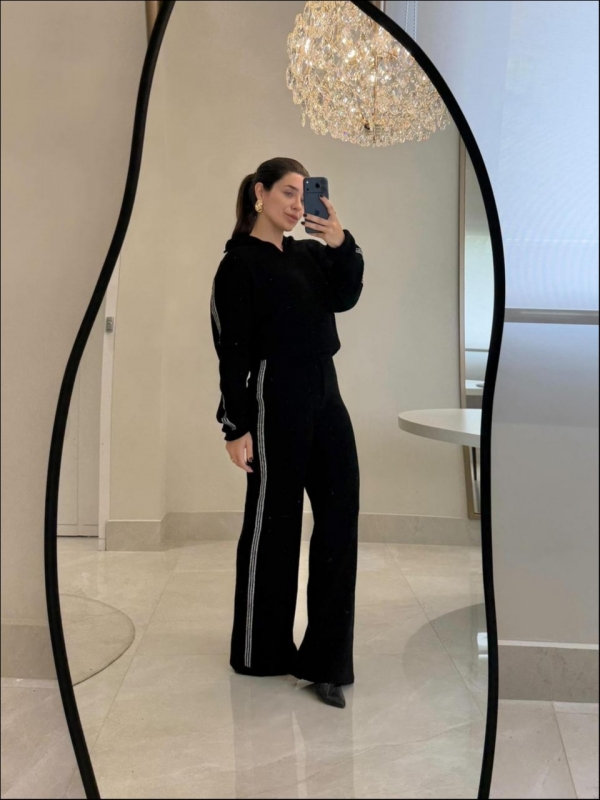 CONJUNTO MOUSSE CECILIA - PRETO