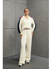 CONJUNTO LISTRAS LUCIANA - OFF WHITE