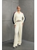 CONJUNTO LISTRAS LUCIANA - OFF WHITE