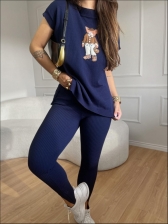 CONJUNTO URSO JOSY - AZUL MARINHO