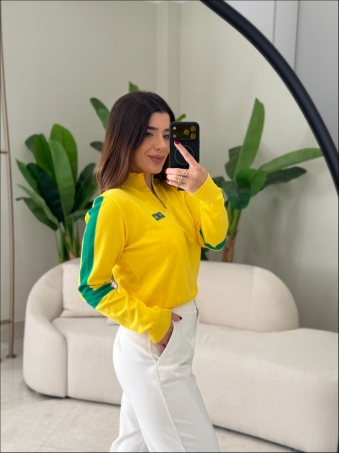 BLUSA BANDEIRA ZIPER