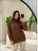 BLUSA GOLA ALTA LUMA - CARAMELO