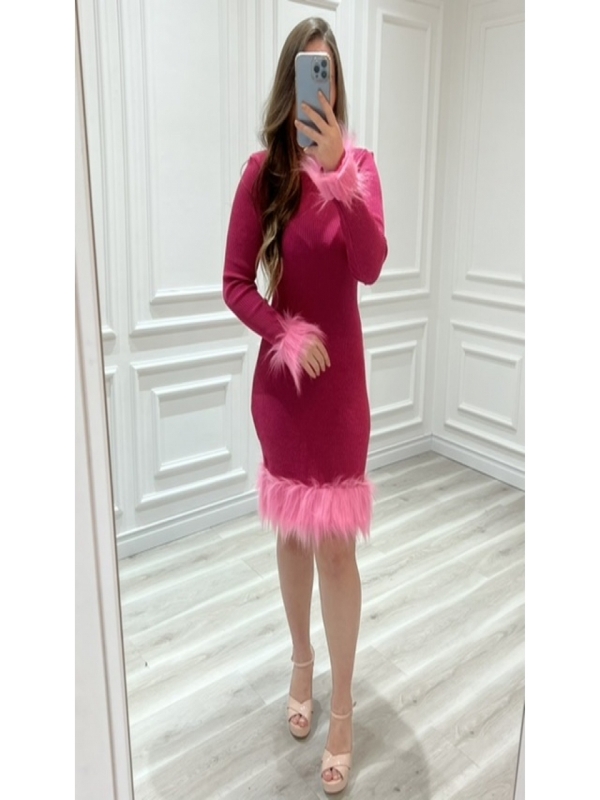 VESTIDO PELE ROBERTA - Pink