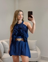 VESTIDO TAUANE - Azul