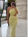 VESTIDO MODAL MAGNÓLIA - AMARELO
