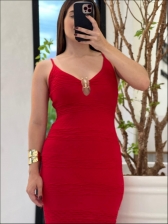 VESTIDO ARIANE - VERMELHO
