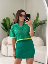 SAIA CURTA SUIÇA AVULSA - VERDE BANDEIRA