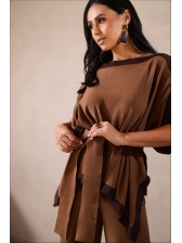 CONJUNTO KIMONO  NARCISA - CARAMELO