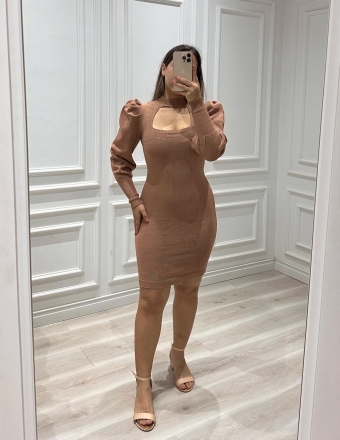 VESTIDO DECOTE QUADRADO