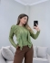 BLUSA BABADOS VERBÊNIA - Verde malva